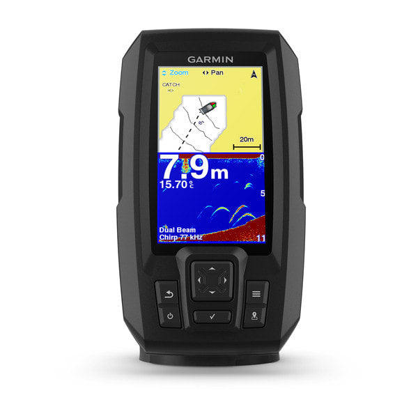 Striker Plus 4 (s krmenom sondom CHIRP 77/200kHz, 4-pin),GPS