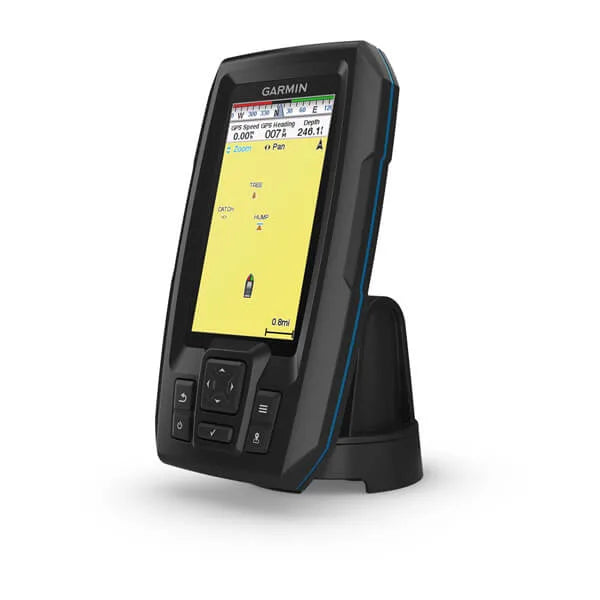Striker Vivid 4CH (with CHIRP 77/200kHz/ClearVü GT20-TM transducer, 4-pin), GPS