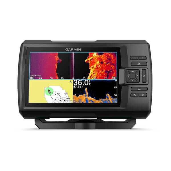Striker Vivid 7sv (s krmenom sondom CHIRP 150-240kHz/ClearVü/SideVü GT52HW-TM, 12-pin),GPS