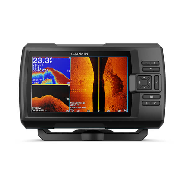 Striker Vivid 7sv (s krmenom sondom CHIRP 150-240kHz/ClearVü/SideVü GT52HW-TM, 12-pin),GPS