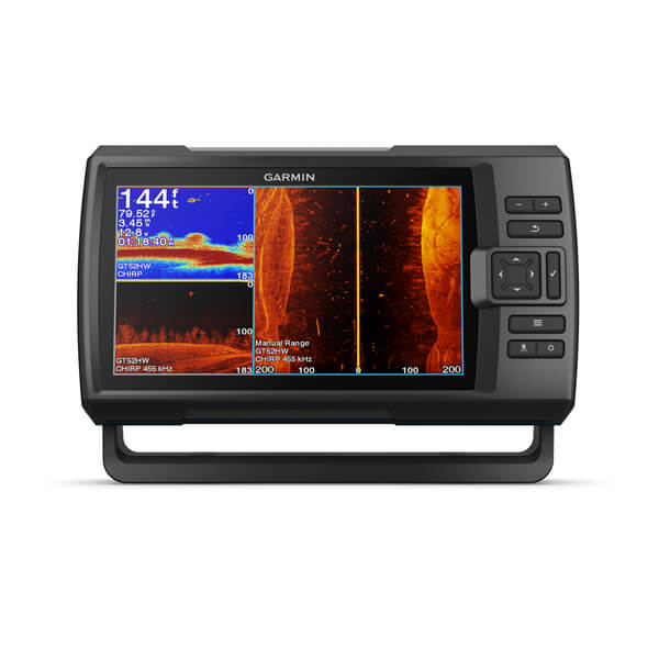 Striker Vivid 9sv (s krmenom sondom CHIRP 150-240kHz/ClearVü/SideVü GT52HW-TM, 12-pin),GPS