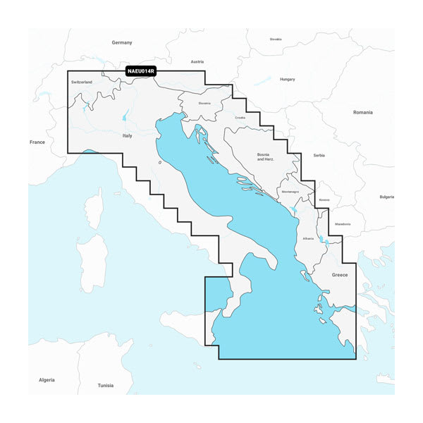 Navionics Plus NAEU014R - Italy, Adriatic Sea kartica